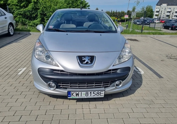 Peugeot 207 CC cena 15500 przebieg: 91500, rok produkcji 2008 z Wieliczka małe 106